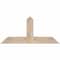 Ekena Millwork Portland Smooth Timber Gable Bracket, Douglas Fir, 48"W x 22"H x 3 1/2"D x 5 1/2"F, 11/12 Pitch GBW048X22X0406POR00SDF - alternate 1